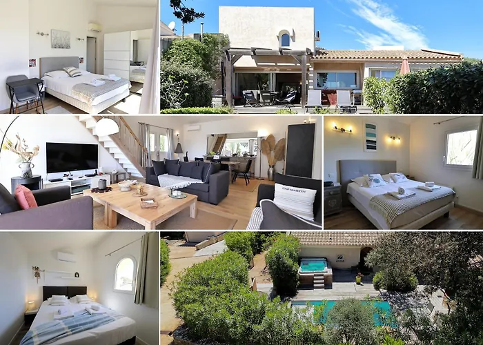 U Serenu - Piscine, Jacuzzi & Vue 别墅