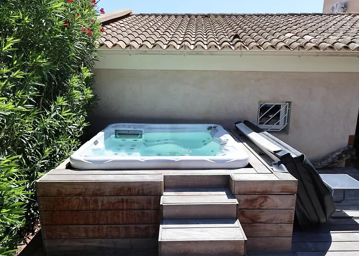 U Serenu - Piscine, Jacuzzi & Vue 别墅 博尼法乔